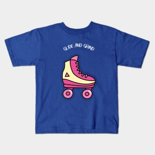 Glide and Grind Rollerblading Kids T-Shirt